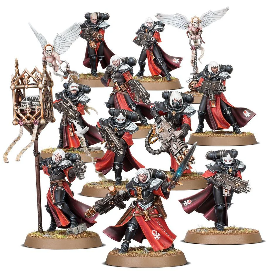 Warhammer 40,000 Adepta Sororitas Battle Sisters Squad (11 Citadel Miniatures) - Image 2
