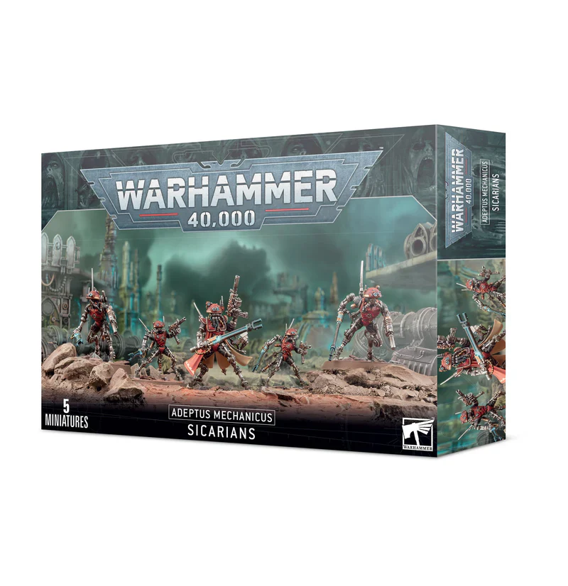 Warhammer 40,000 Adeptus Mechanicus Sicarians (5 Miniatures)