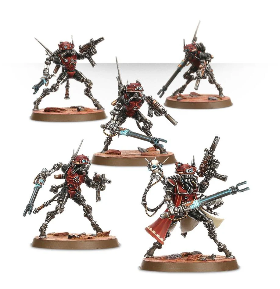 Warhammer 40,000 Adeptus Mechanicus Sicarians (5 Miniatures) - Image 2