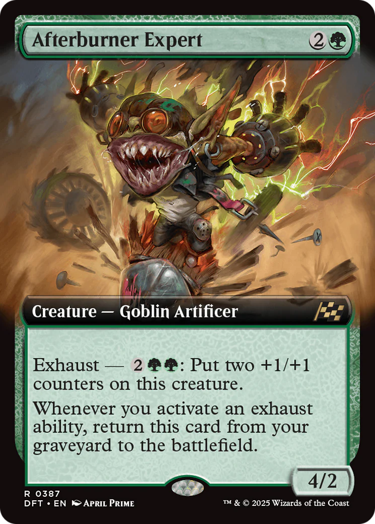 Afterburner Expert (DFT-387) - Aetherdrift: (Extended Art) Foil