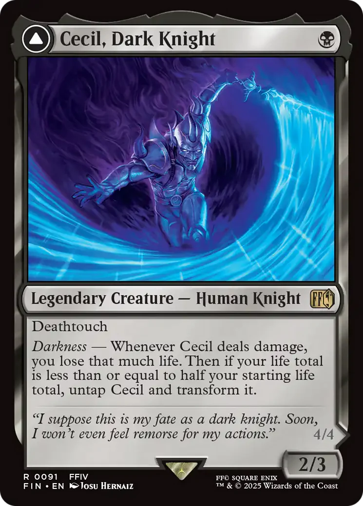 Cecil, Dark Knight (FIN-091) - FINAL FANTASY Foil - Image 6