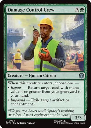 Damage Control Crew (SPM-099) - Marvel's Spider-Man Foil