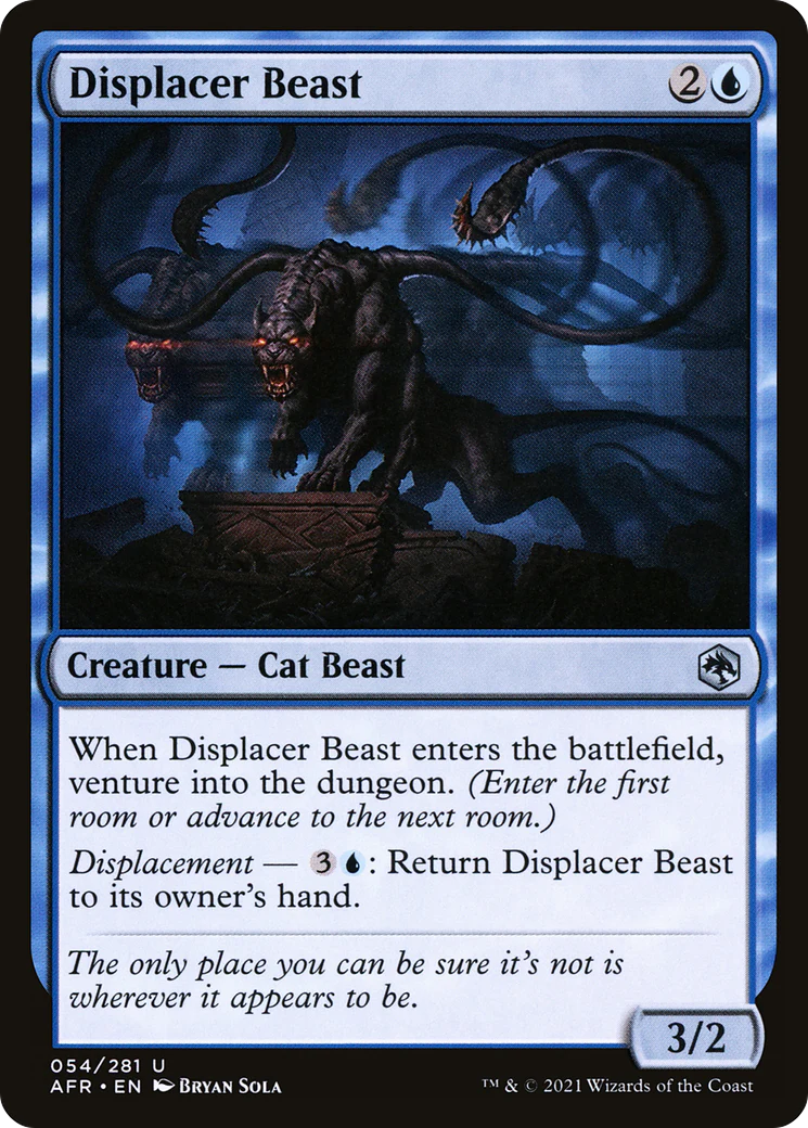 Displacer Beast (AFR-054) - Adventures in the Forgotten Realms