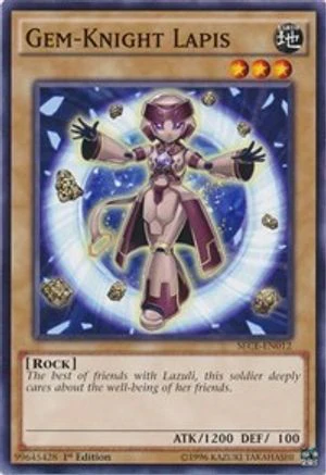 Gem-Knight Lapis (SECE-EN012) - Secrets of Eternity 1st Edition