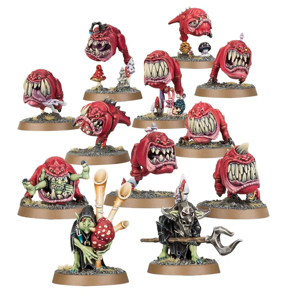 Warhammer Age of Sigmar Gloomspite Gitz Squig Herd (12 Citadel Miniatures) - Image 2