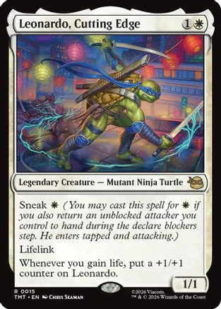 Leonardo, Cutting Edge (TMT-015) - Teenage Mutant Ninja Turtles