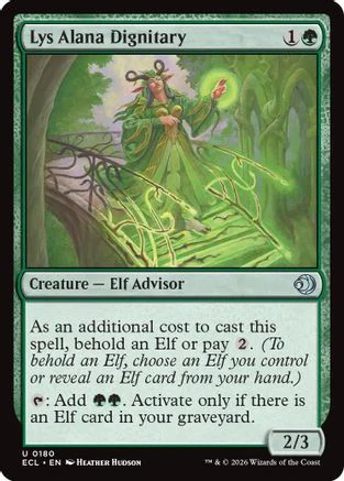 Lys Alana Dignitary (ECL-180) - Lorwyn Eclipsed