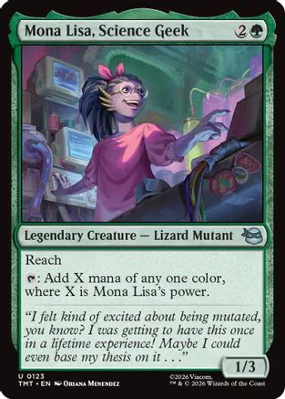 Mona Lisa, Science Geek (TMT-123) - Teenage Mutant Ninja Turtles