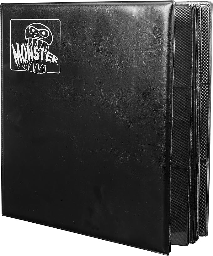 12 Pocket Monster Binder Black