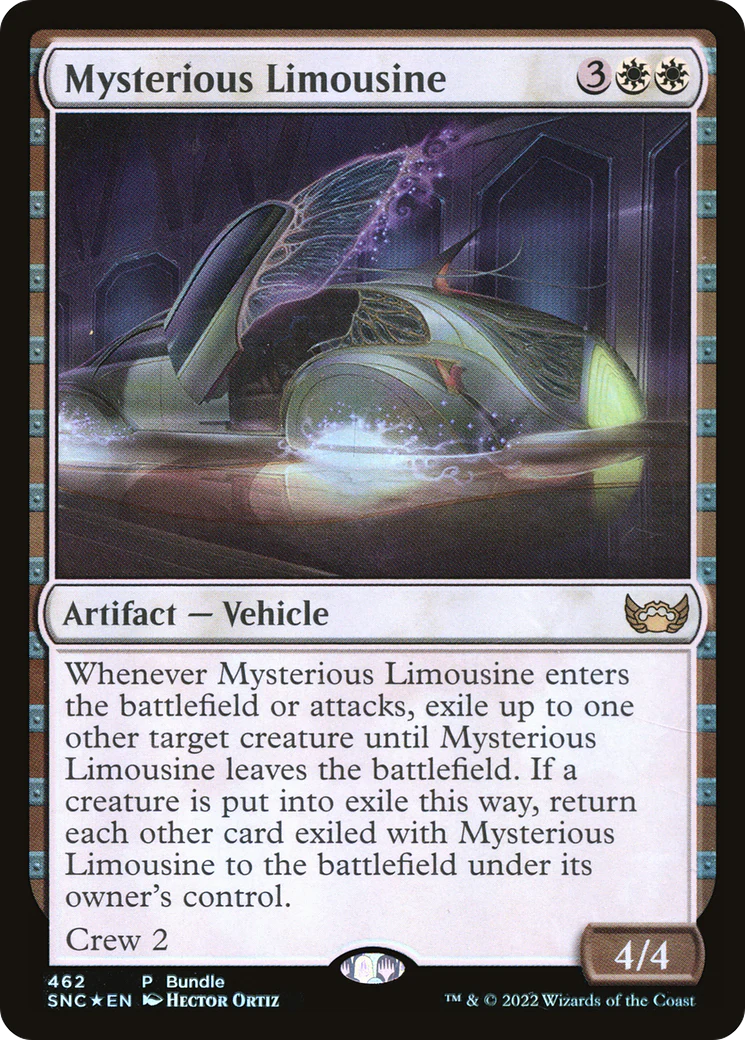 Mysterious Limousine (SNC Bundle) (UMP-462) - Streets of New Capenna Foil