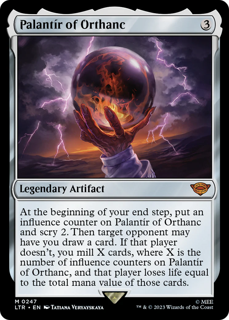 Palantir of Orthanc (LTR-247) - The Lord of the Rings: Tales of Middle-earth Foil