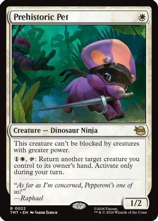 Prehistoric Pet (TMT-022) - Teenage Mutant Ninja Turtles