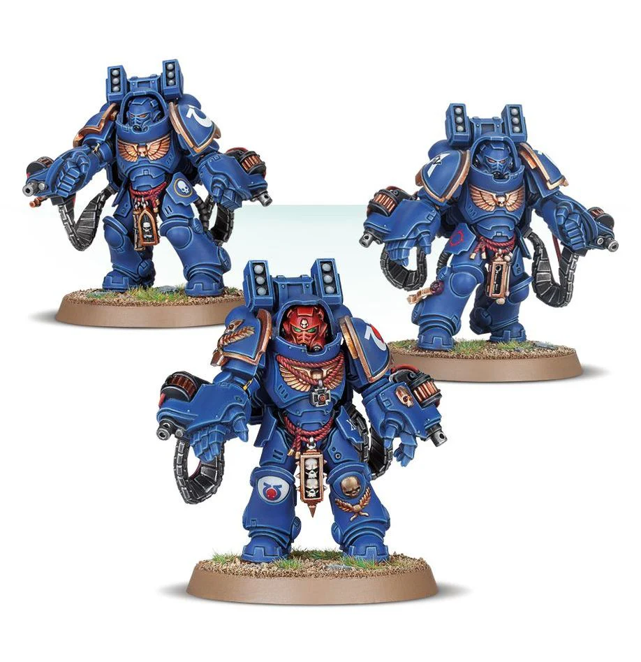 Warhammer 40,000 Space Marines Primaris Aggressor Squad (3 Miniatures) - Image 2