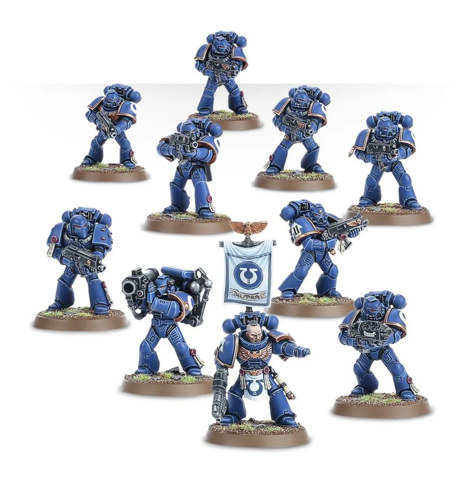 Warhammer 40,000 Space Marines Tactical Squad (10 Miniatures) - Image 2