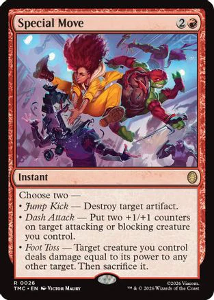 Special Move (TMC-026) - Commander: Teenage Mutant Ninja Turtles
