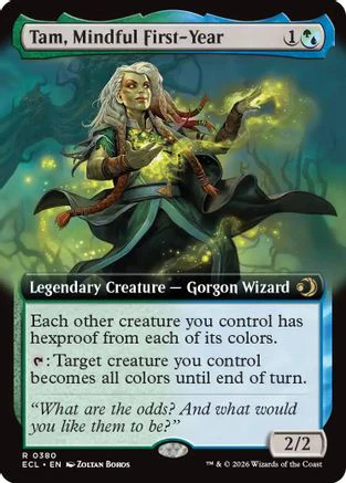 Tam, Mindful First-Year (Extended Art) (ECL-380) - Lorwyn Eclipsed Foil