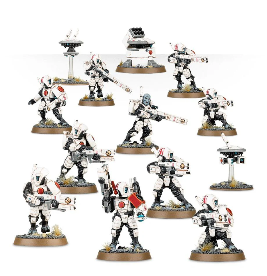 Warhammer 40,000 T'au Empire  Fire Warrirors (13 Miniatures) - Image 2