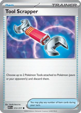 Tool Scrapper 212 - Reverse Holofoil ME Ascended Heroes - Common