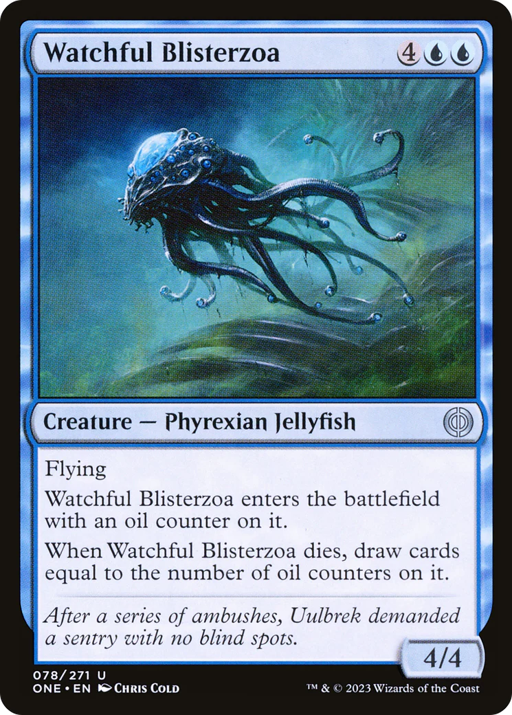 Watchful Blisterzoa (ONE-078) - Phyrexia: All Will Be One
