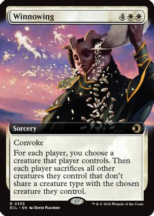 Winnowing (Extended Art) (ECL-355) - Lorwyn Eclipsed